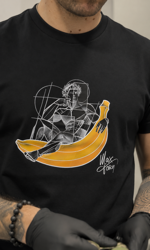 Banana t-shirt black